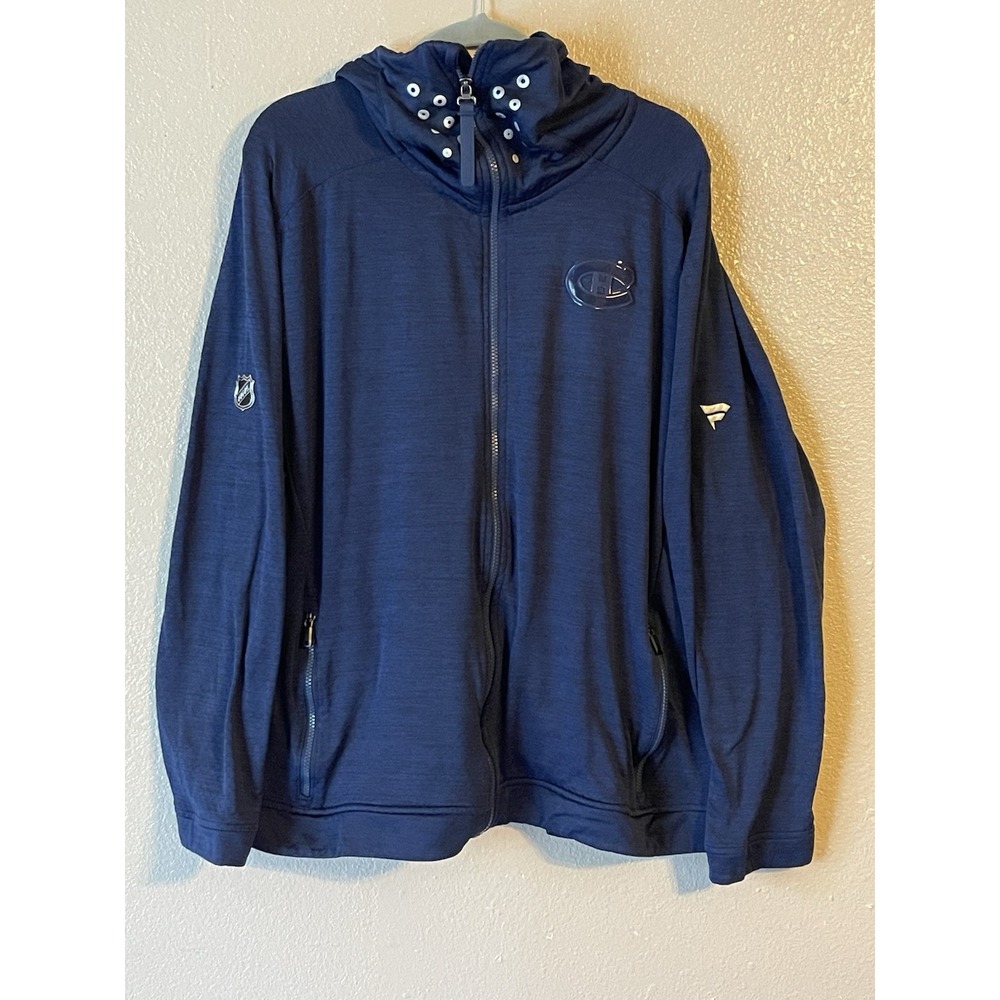 Men's 2XL NWOT Montreal Canadiens Fanatics Road Tech Lightweight Full Zip Jacket
